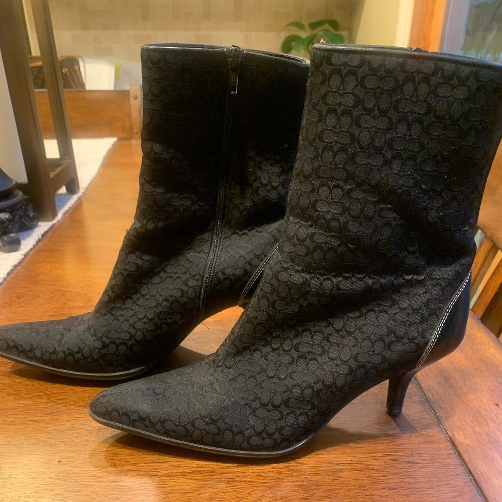 Vintage Coach Ankle Boots